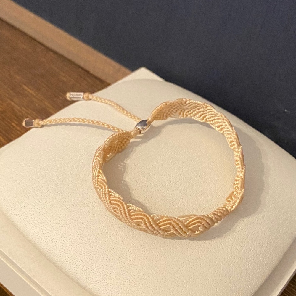 HTF RETIRED PANDORA MACRAME BRACELET 590711